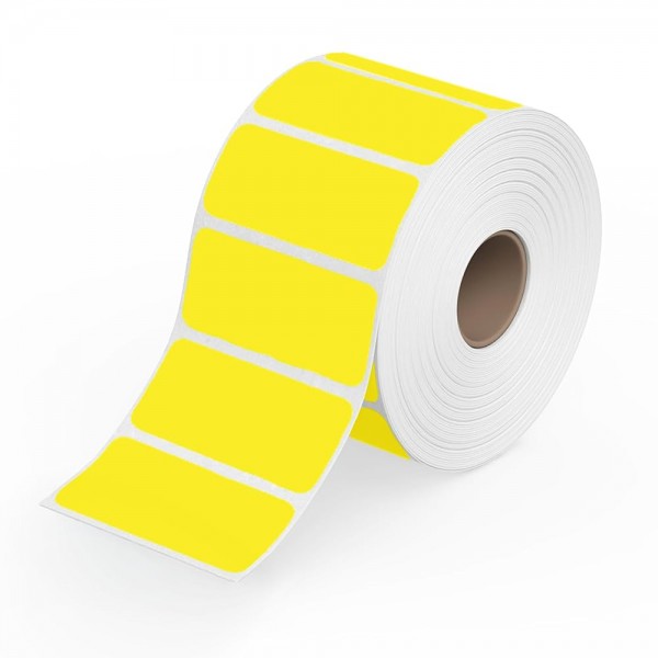 Decal giấy 2 tem 50 × 30 mm màu vàng