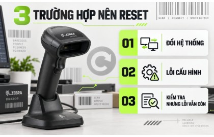Hướng dẫn chi tiết cách Reset máy quét mã vạch nhanh chóng đơn giản