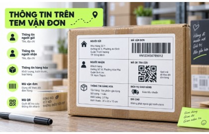 Máy in tem vận chuyển, vận đơn chính hãng, nhiều ưu đãi